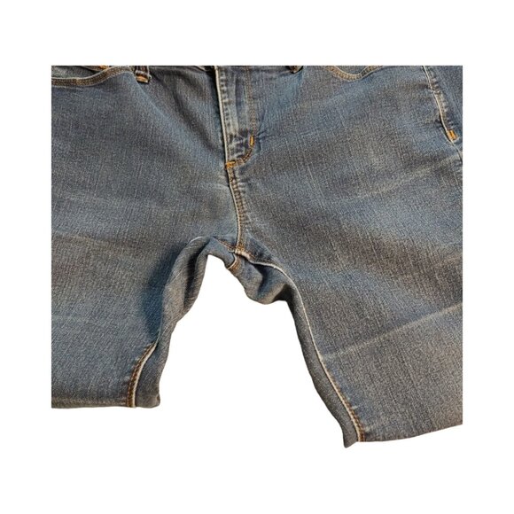 Lee Perfect Fit Jeans Women's Size 10 Medium Wash Mid Rise Straight Leg Stretch - Picture 8 of 9